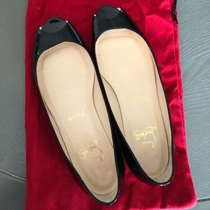 Christian Louboutin Peep Toe Flats